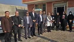 بازدید رئیس دانشگاه علوم پزشکی استان سمنان از مراکز بهداشتی و درمانی شهرستان آرادان 